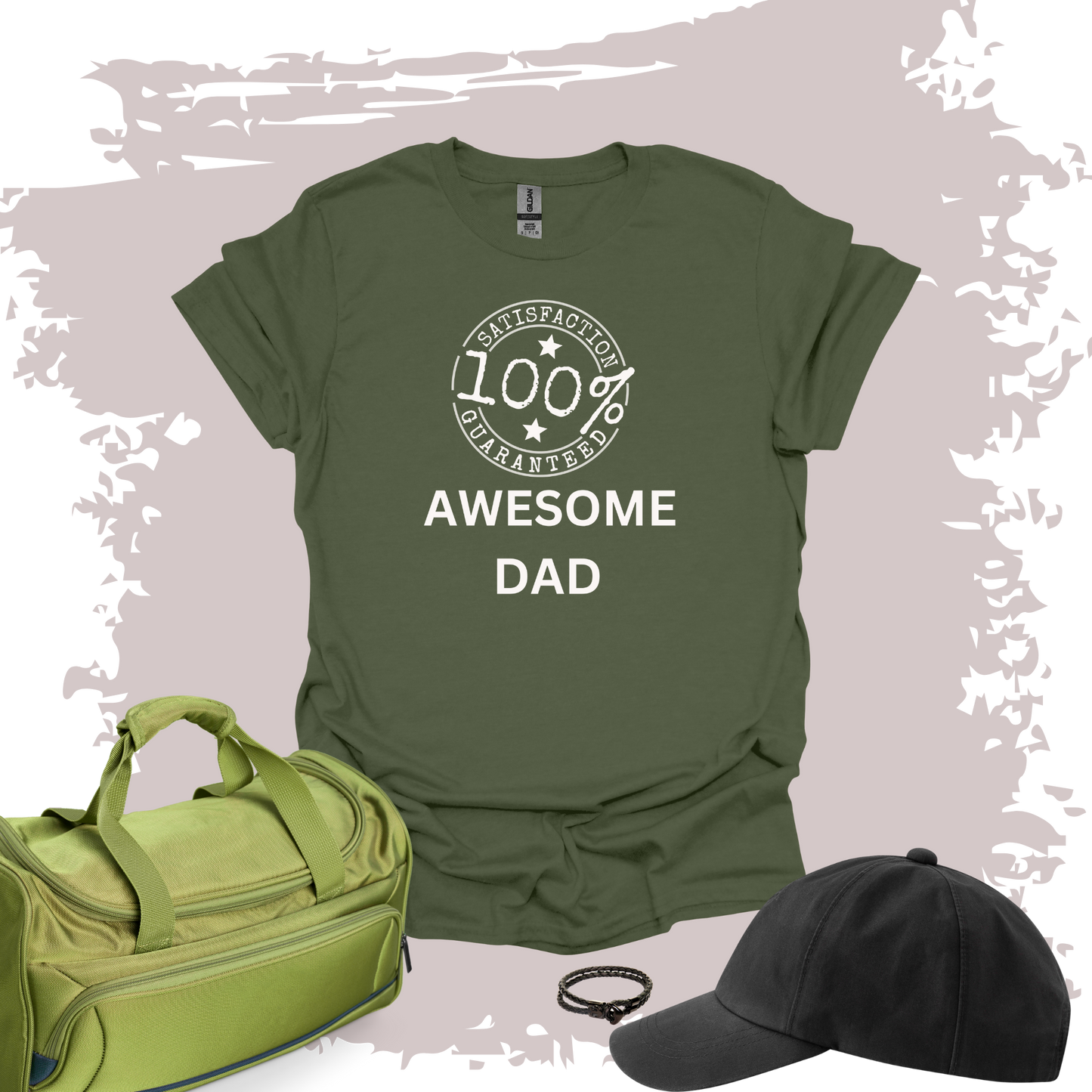 Awesome Dad 100% Satisfaction Guaranteed T-shirt