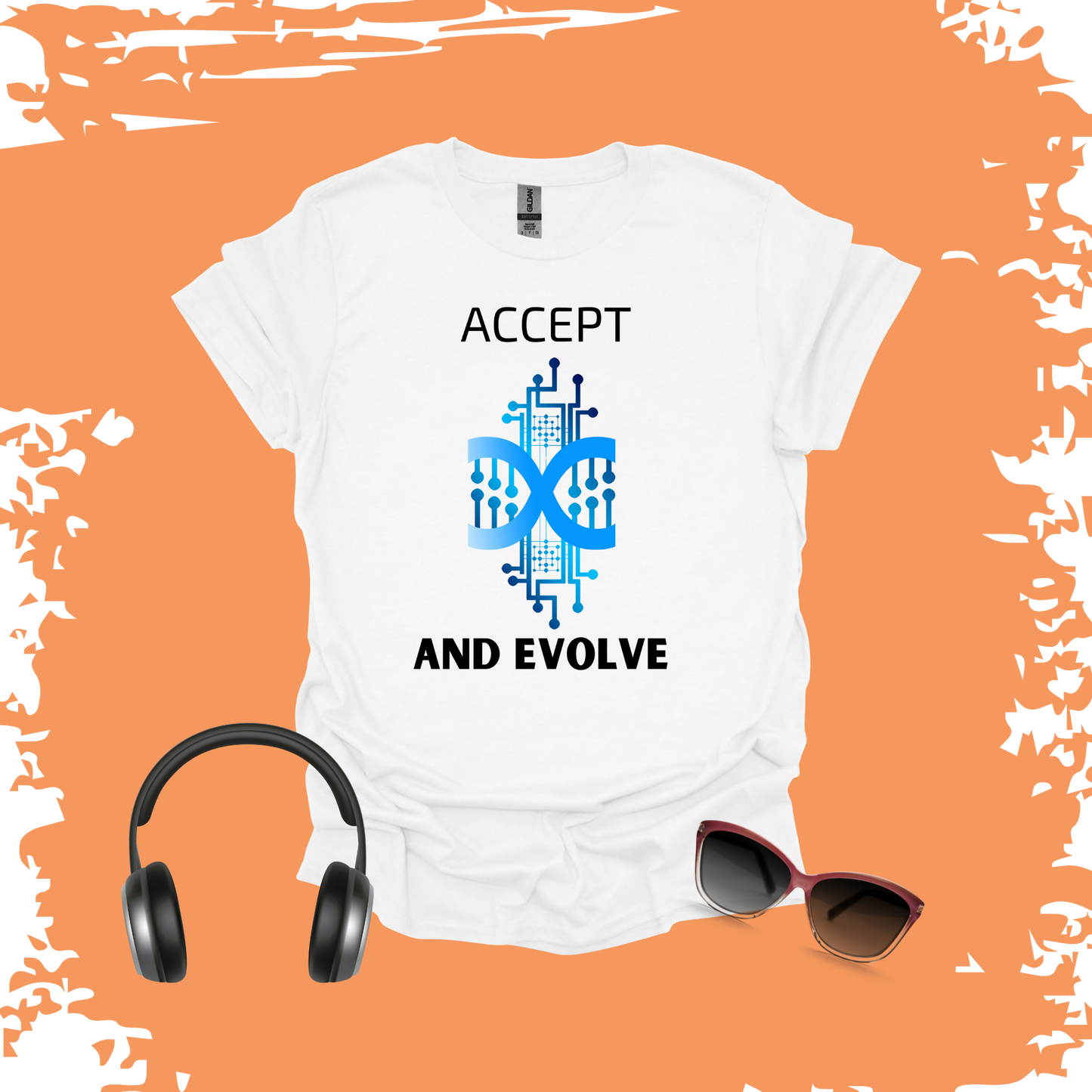 Accept and Evolve T Shirt