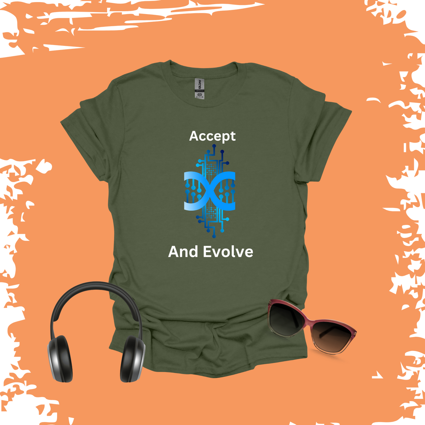 Accept and Evolve T Shirt