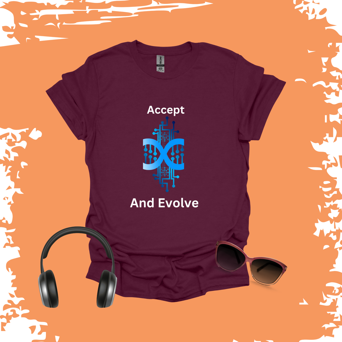 Accept and Evolve T Shirt