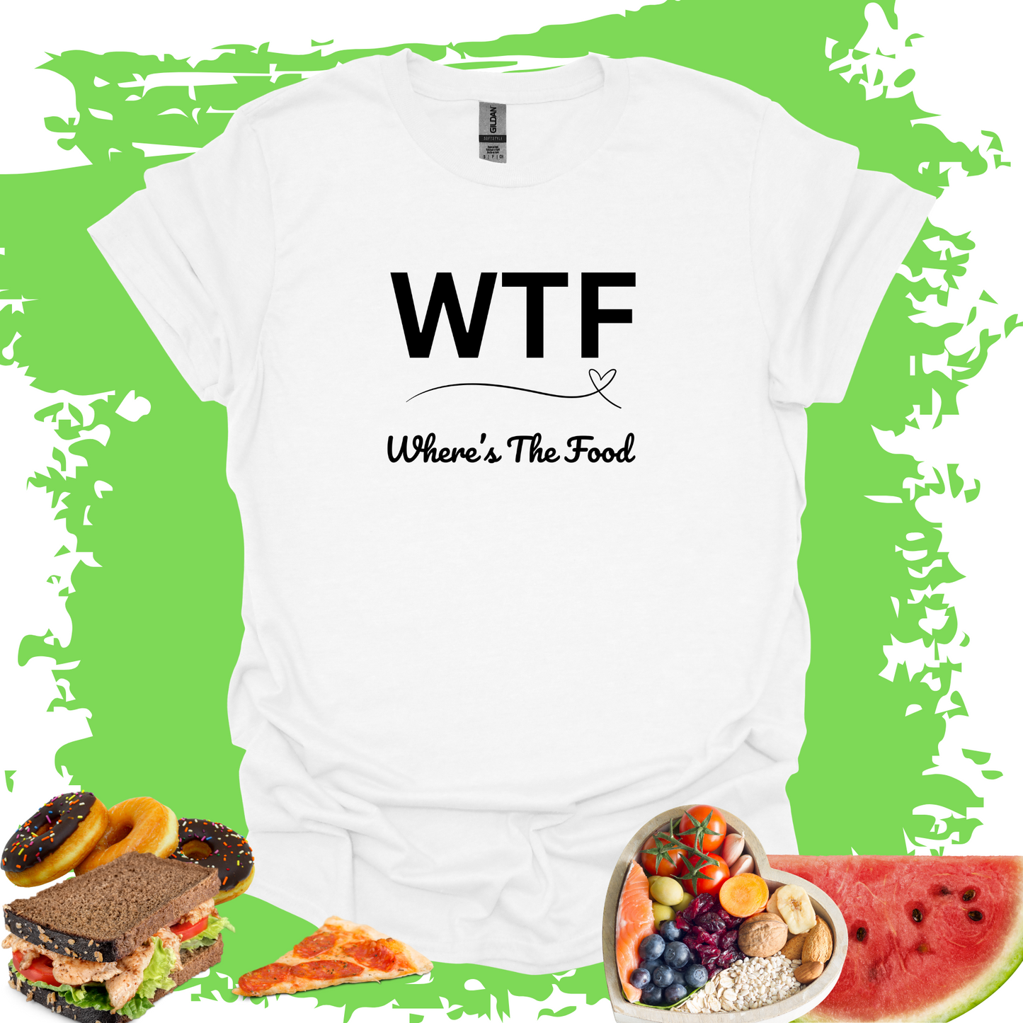 WTF Where's The Food WTF Series T-shirt