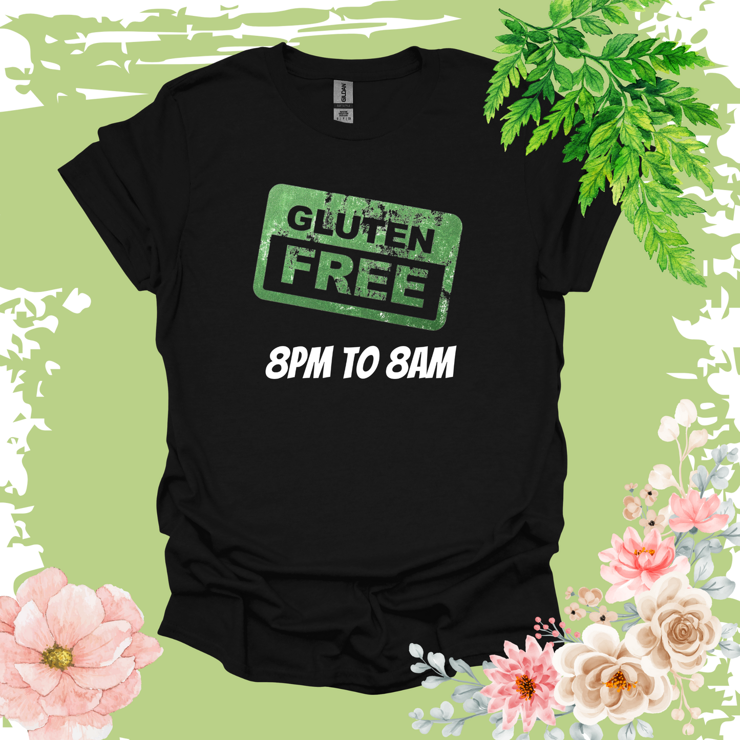 GLUTEN FREE 8AM - 8PM T-shirt
