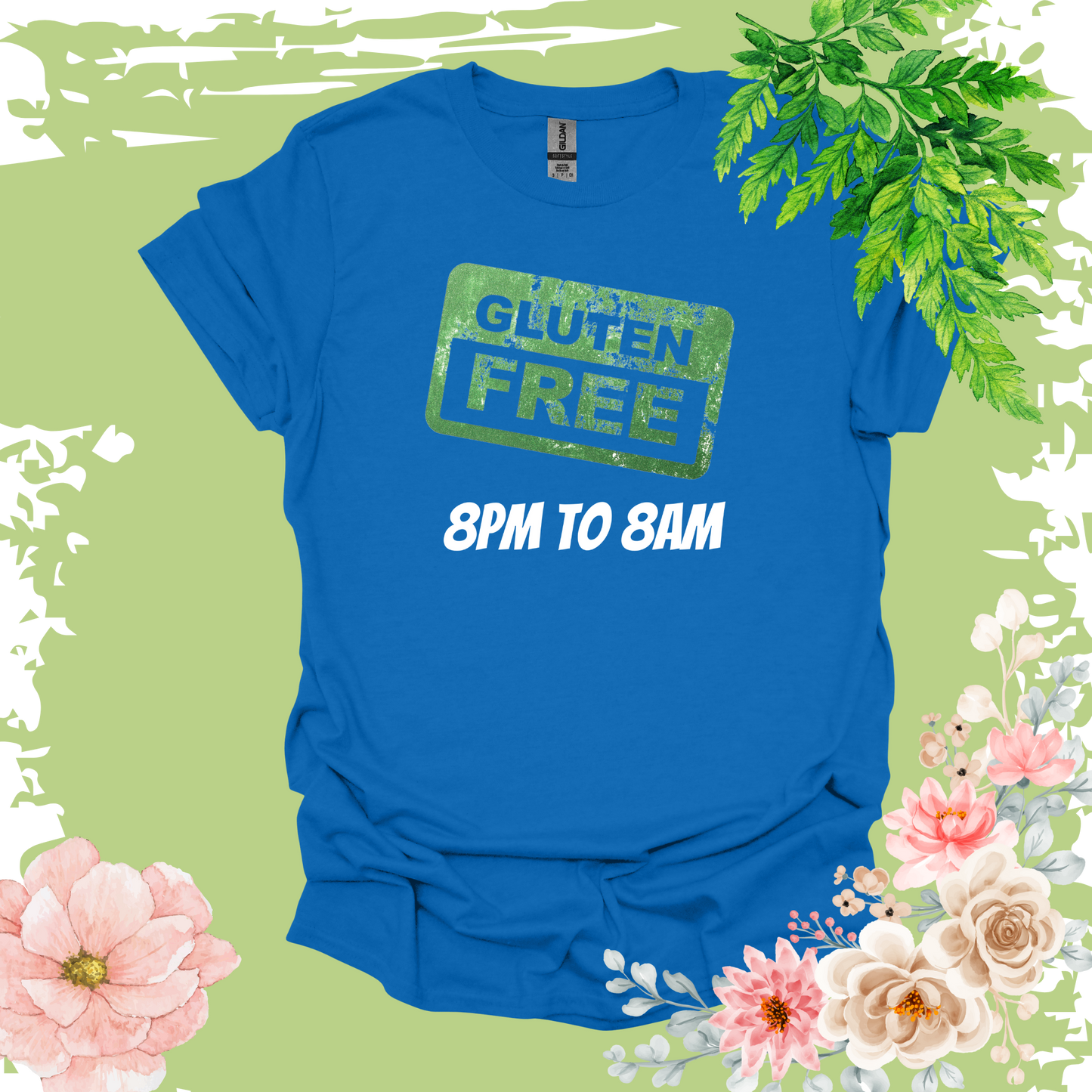 GLUTEN FREE 8AM - 8PM T-shirt
