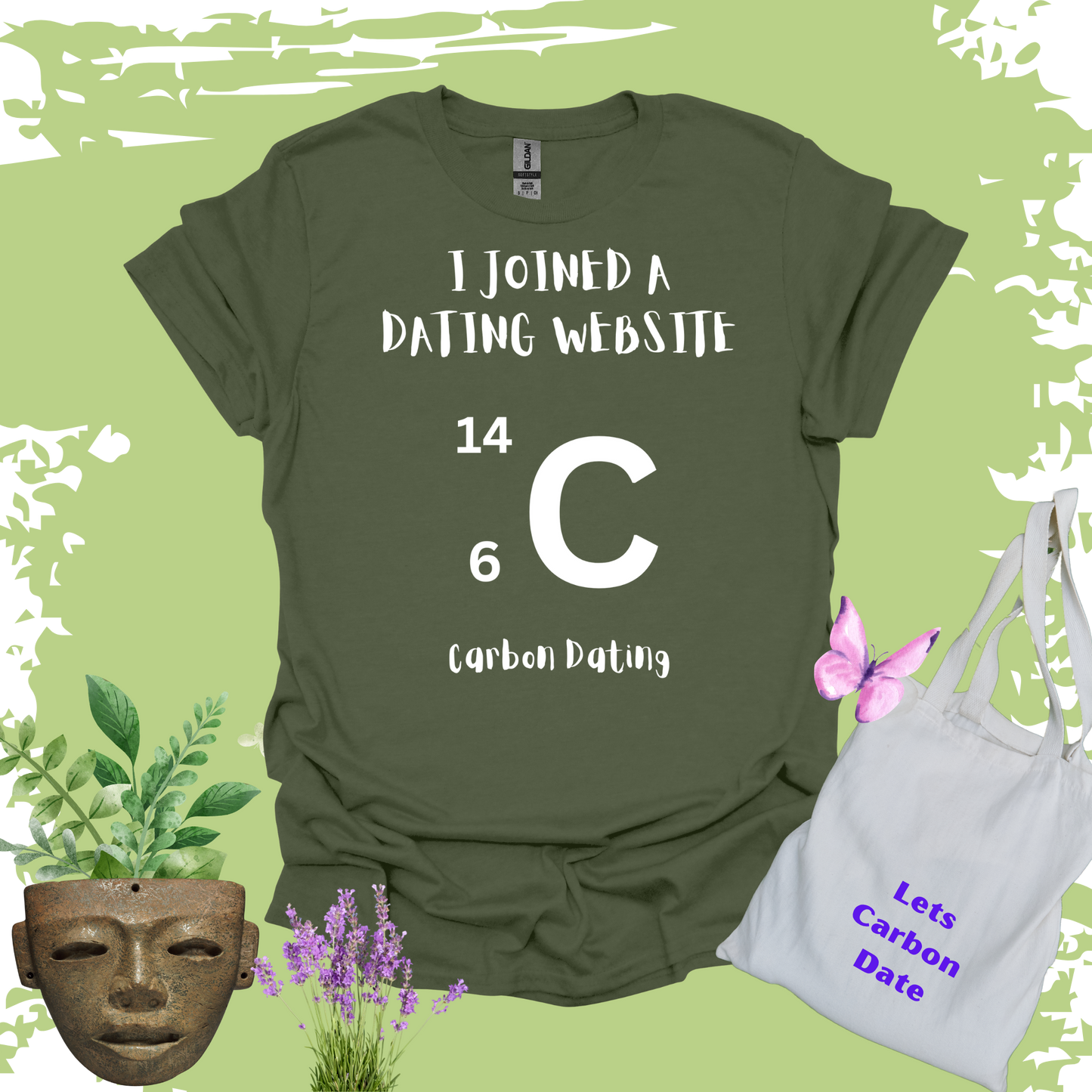 I Joined A Dating Website - Carbon Dating T-shirt