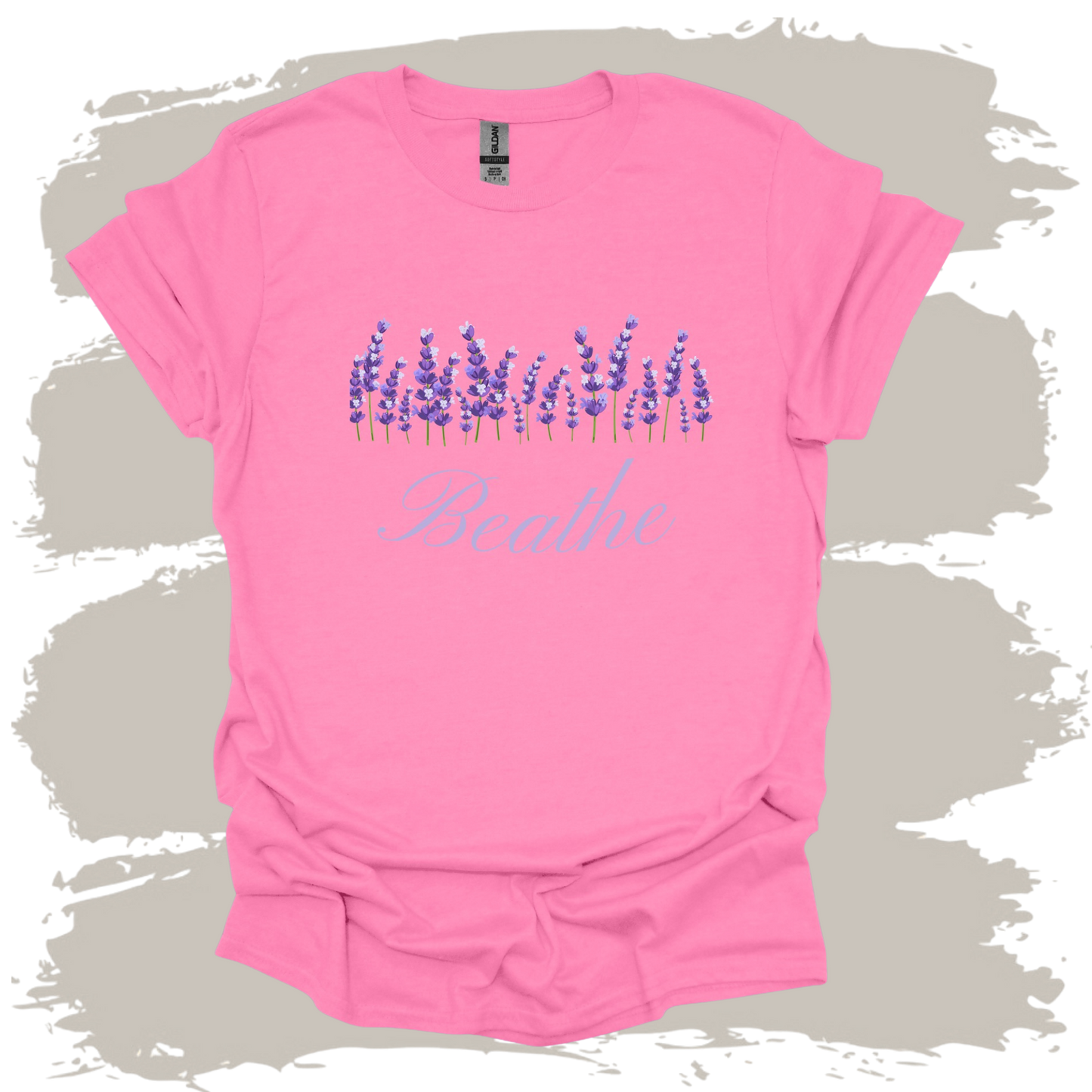 Breathe - Lavender Illustration  T Shirt