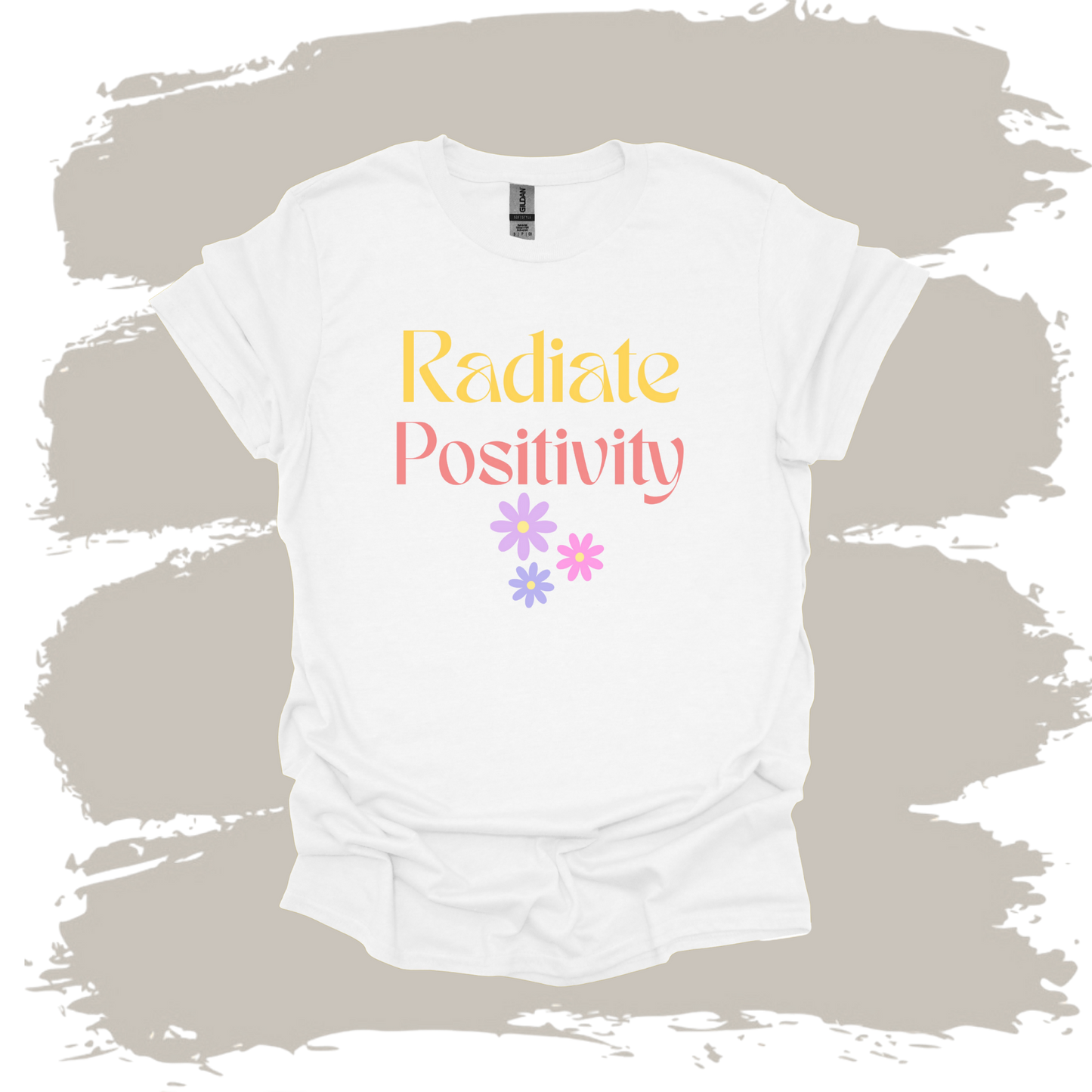 Radiate Positivity – Daisy Graphic T-Shirt