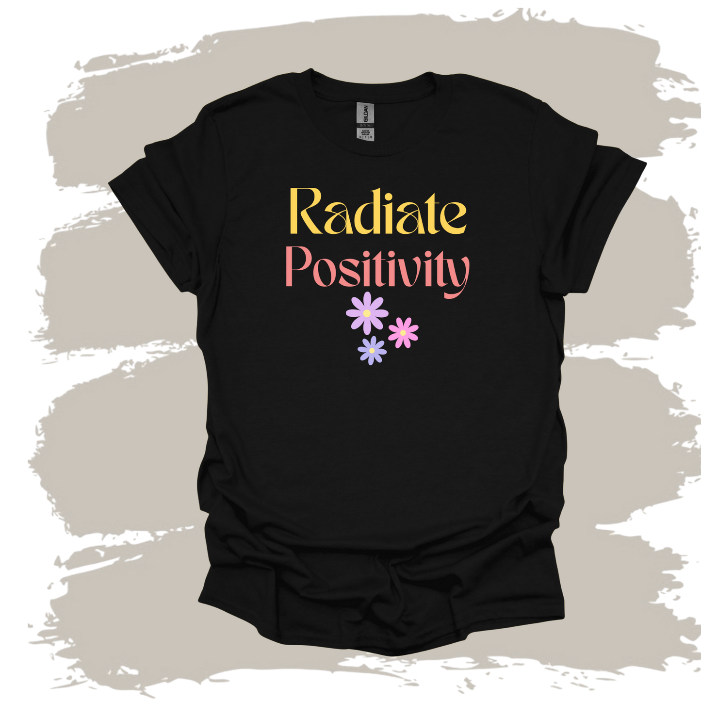 Radiate Positivity – Daisy Graphic T-Shirt