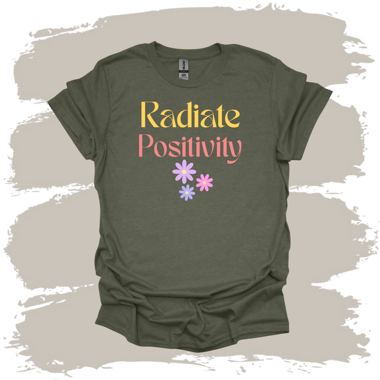 Radiate Positivity – Daisy Graphic T-Shirt