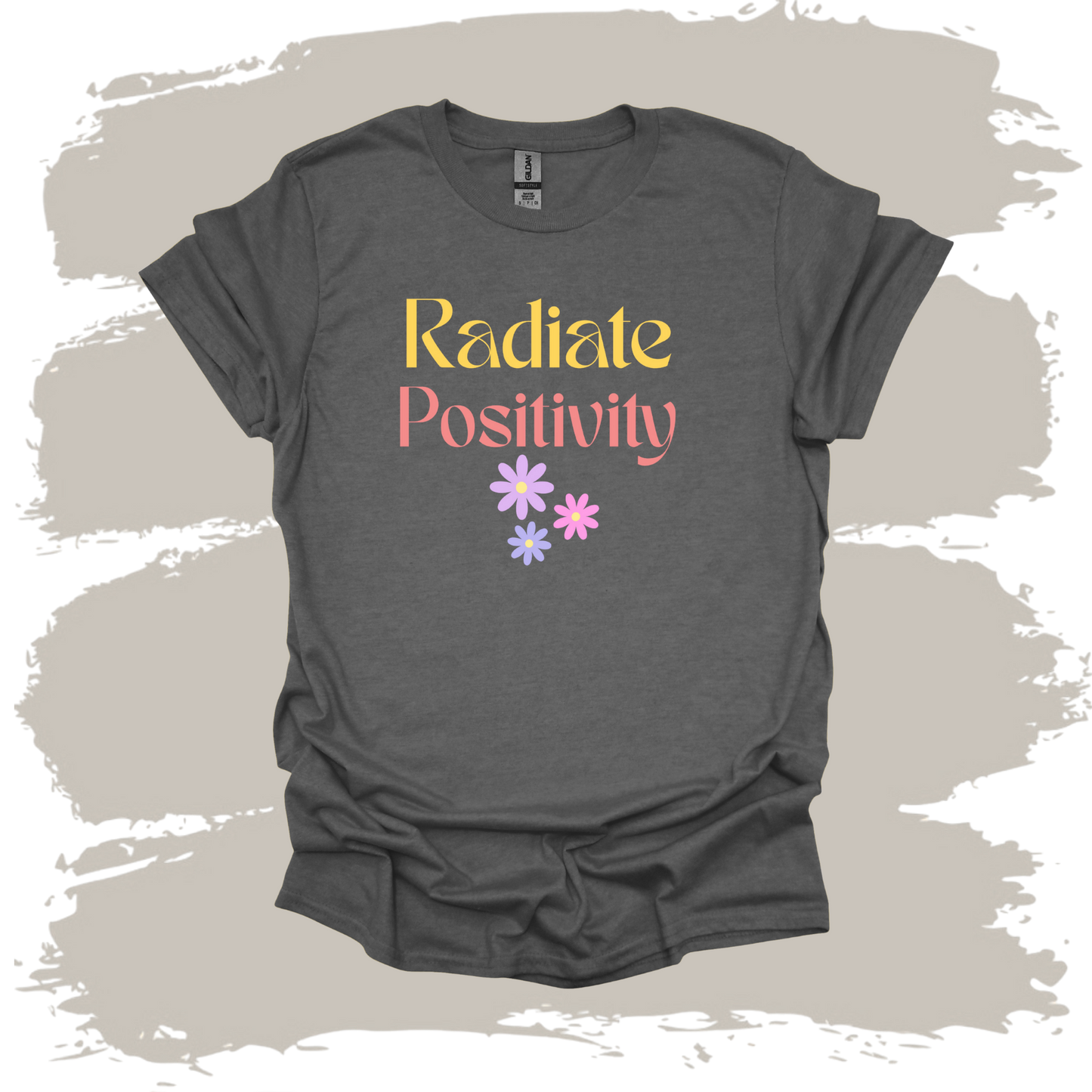 Radiate Positivity – Daisy Graphic T-Shirt