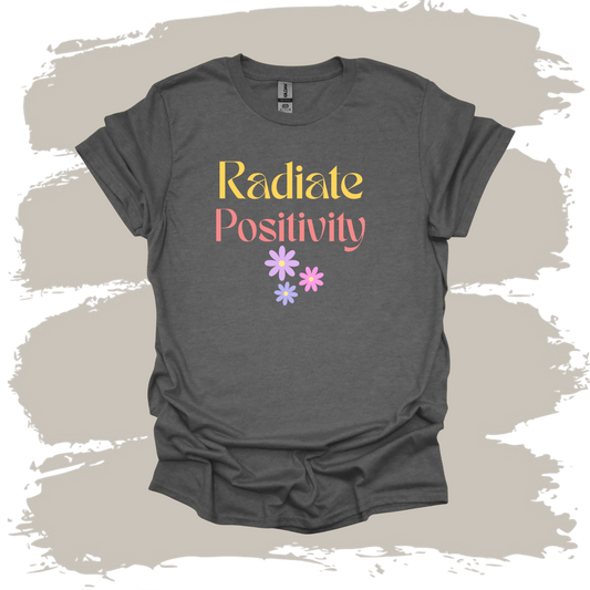 Radiate Positivity – Daisy Graphic T-Shirt