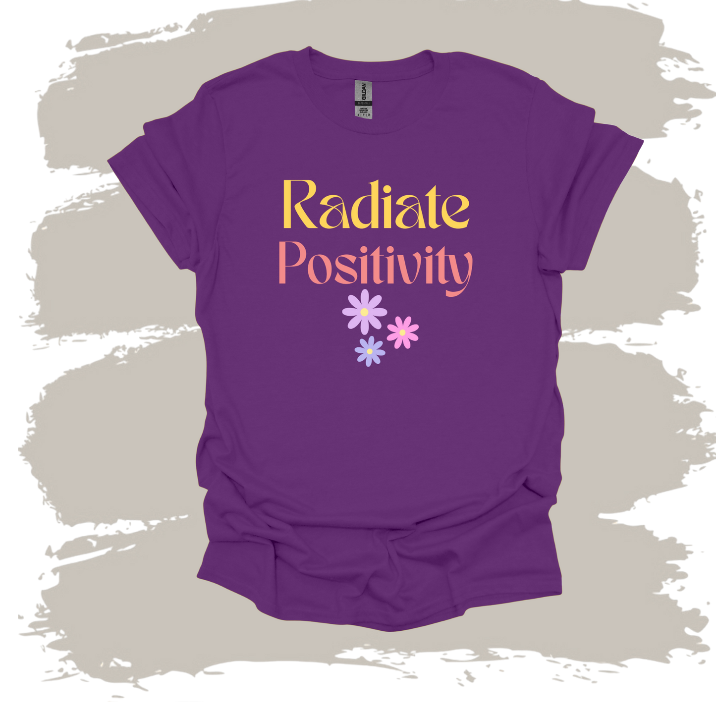 Radiate Positivity – Daisy Graphic T-Shirt